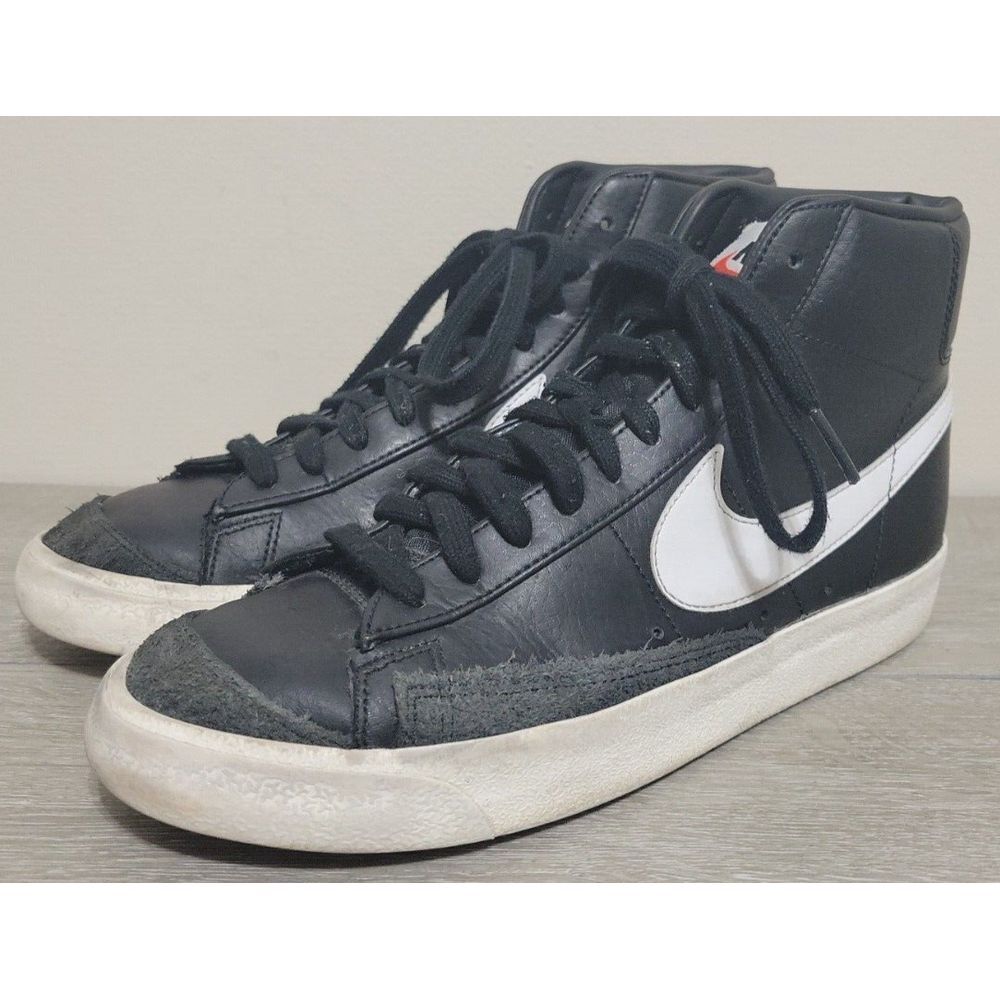 Nike Blazer Mid‎ 77 VNTG Black White BQ6806-002 Men's Size 9